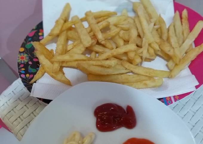 Resep: Kentang goreng crispy Yang Sederhana