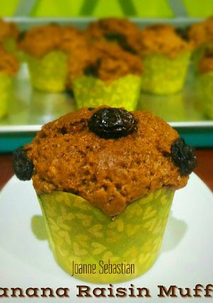 Foto resep Banana Raisin Muffin