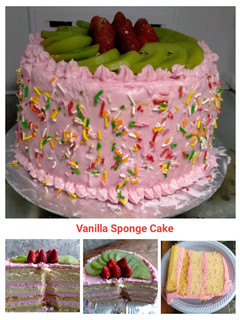Foto resep Vanilla Sponge Cake Lembut Banget Tanpa Emulsifier
