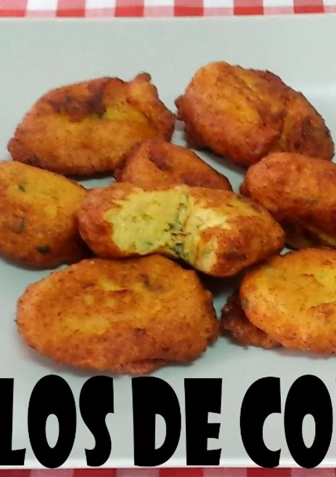 Una foto de Buñuelos de coliflor (receta fácil)