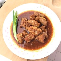 A picture of Steamed Pork Soft Bone In Hoisin Sauce.