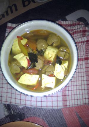 Foto resep Pindang bakso tahu putih