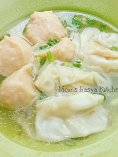 Foto resep Pangsit Kuah Bakso Udang