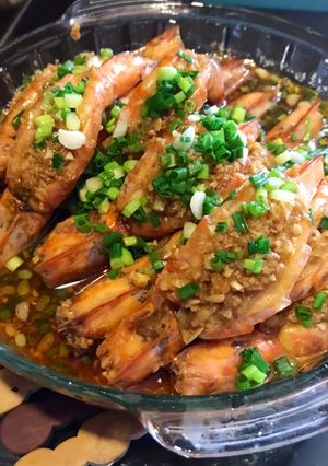 Foto resep Tim udang bawang putih