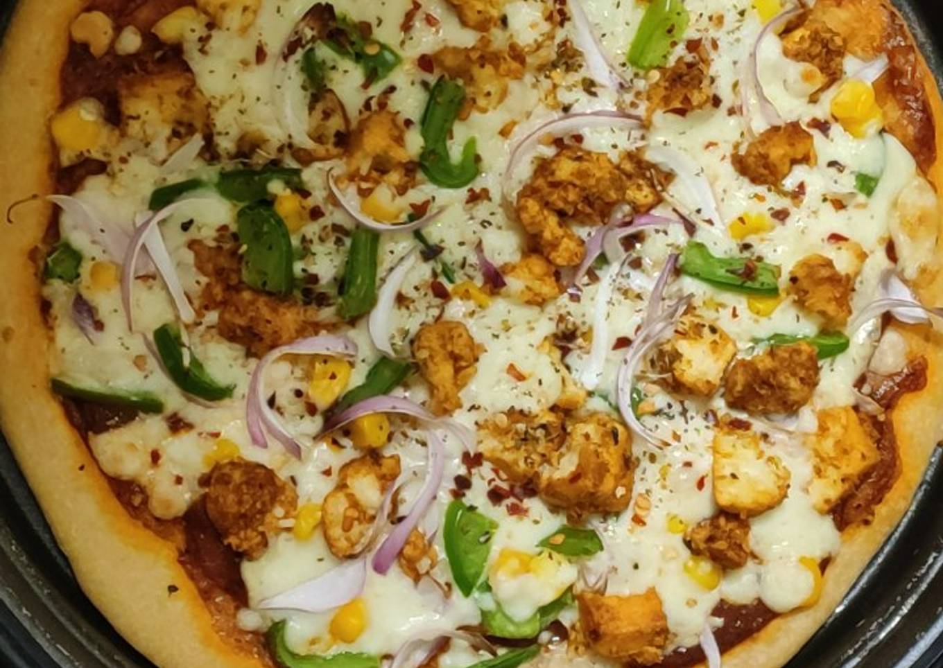 Paneer Veggie Delite Pizza