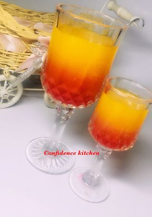 A picture of Sunrise mocktail.