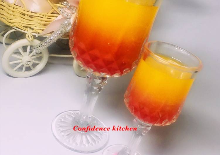 Easiest Way to Serve Quick Sunrise mocktail