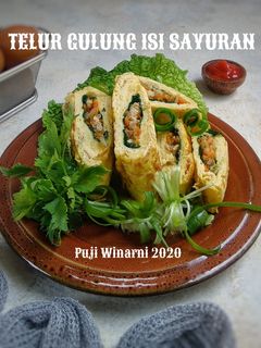 Foto resep Telur gulung isi sayuran
