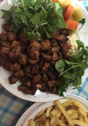 صورة لوصفة مشاوي نباتية من الصويا