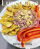 Bún lứt thịt nướng eatclean