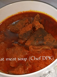 A picture of Naija Goat meat stew.