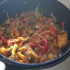 A picture of Vegetable salad.