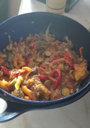 A picture of Vegetable salad.