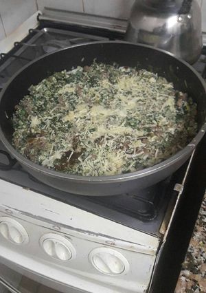 Una foto de Tortilla de acelga