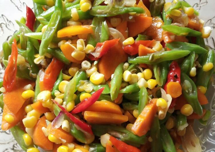 Tumis JangWorBus...Jagung, Wortel, Buncis 😂