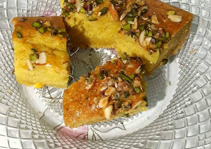 Simple Way to Make Speedy Mango Saffron Pistachio Cake