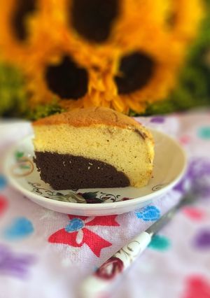 A picture of Old fashion sponge cake.