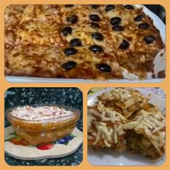 Vegetable lasagne A picture of Vegetable lasagne.
