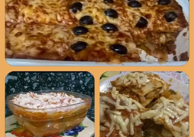 Steps to Prepare Perfect Vegetable lasagne