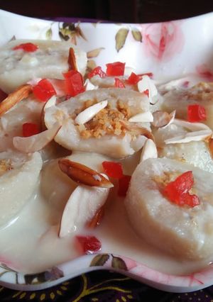 A picture of Milk Rice cake.