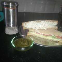 A picture of Veg sandwich.