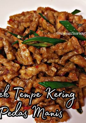 Foto resep Orek Tempe Kering Pedas Manis