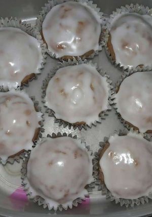 Una foto de Muffins de manzana