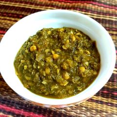 A picture of Dal Palak fatafate.