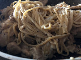 Spaghetti Integral con pollo y crema suave de queso Philadelphia