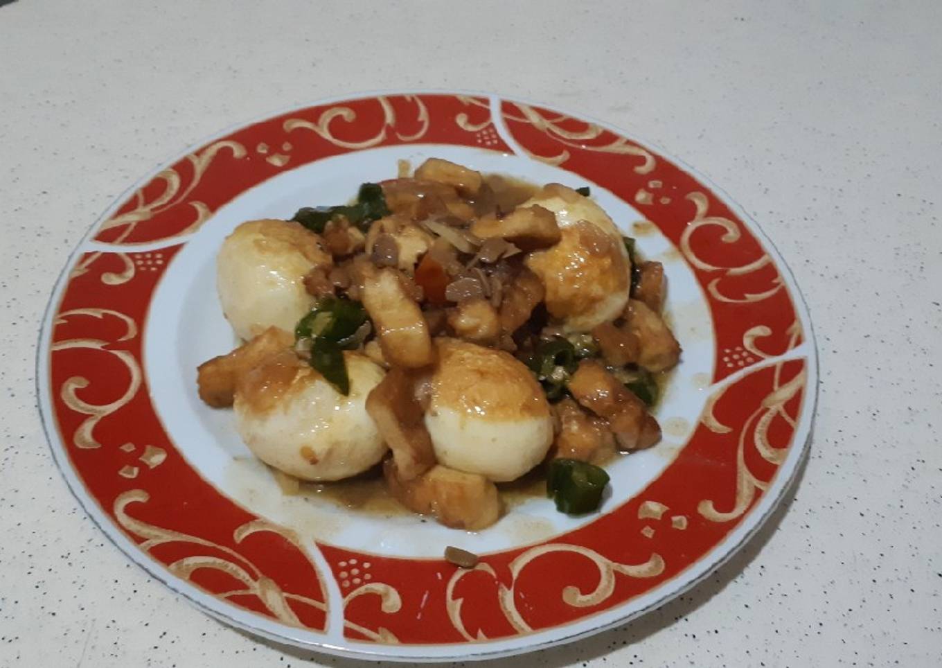 Tauco Tahu dan Telor