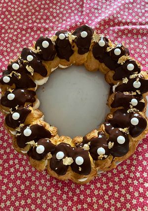 Profiterolenkranz Rezepthauptbild