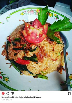 Foto resep Nasi goreng jamur bumbu iris