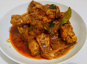 Foto resep Rendang ayam bumbu instan