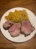 Bondiola de Cerdo al Horno con Arroz Integral