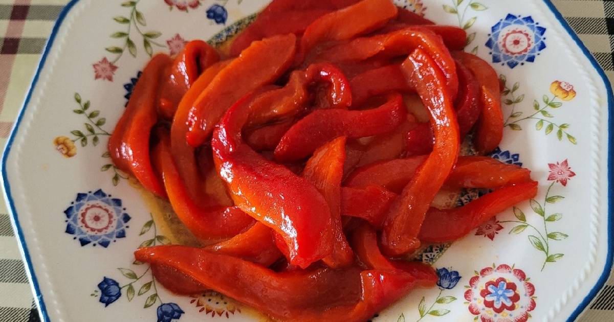 4. Confitado del pimiento