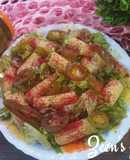 Lettuce and Baby Corn Salad with Sumac