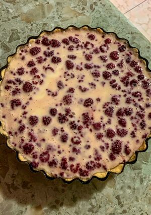 Una foto de Tarta de Frambuesa