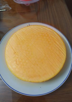 Hình của món Japanese cotton cheesecake (bánh bông lan phomai Nhật Bản 🇯🇵).