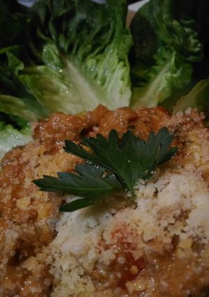 Una foto de Taquitos de lechuga y carne