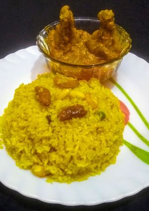 বাসন্তী পোলাও (basanti pulao recipe in Bengali) রেসিপির প্রধান ছবি