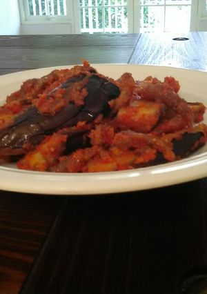 Foto resep Terong teri balado