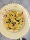 Milanese Risotto with Zucchini and Crispy Bacon