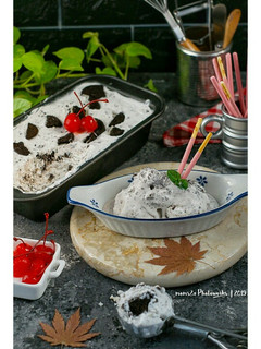 Foto resep Cookies N Cream Ice Cream