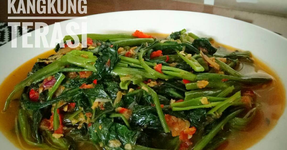 Resep Tumis Kangkung Terasi oleh Renie Wisra - Cookpad