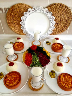 عکسی از دستور خورش لوبیا سفید