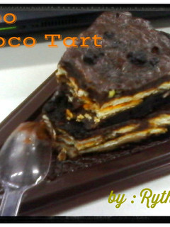 Foto resep Oreo Choco Tart-no bake