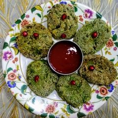 A picture of Green Peas (matar) Cutlets.