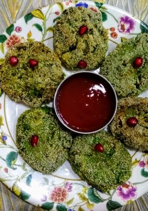A picture of Green Peas (matar) Cutlets.