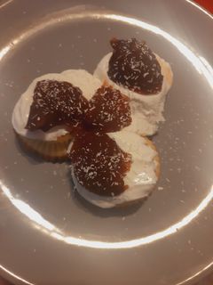 O poză a rețetei Papanași dietetici la cuptor.