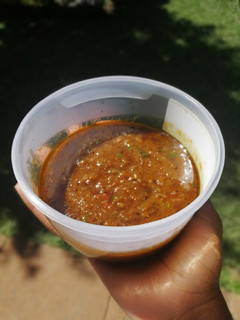 A picture of Extra Hot Chilli sauce / schezwan sauce/ Pilipili ya Kukaanga.